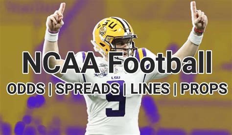 ncaa college football betting lines - ncaa football spreads